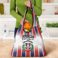 Dominican Republic Grocery Bag Stripe Stylized