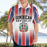 Personalized Dominican Republic Hawaiian Shirt Stripe Stylized