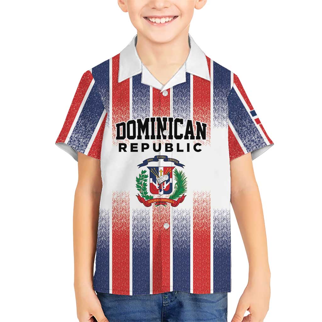 Personalized Dominican Republic Hawaiian Shirt Stripe Stylized