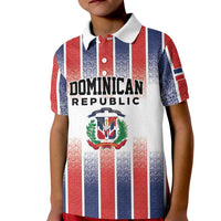 Personalized Dominican Republic Kid Polo Shirt Stripe Stylized