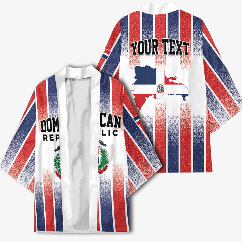 Personalized Dominican Republic Kimono Stripe Stylized