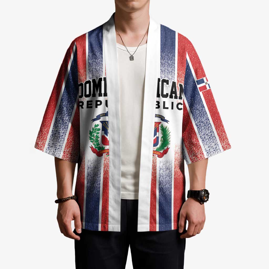 Personalized Dominican Republic Kimono Stripe Stylized