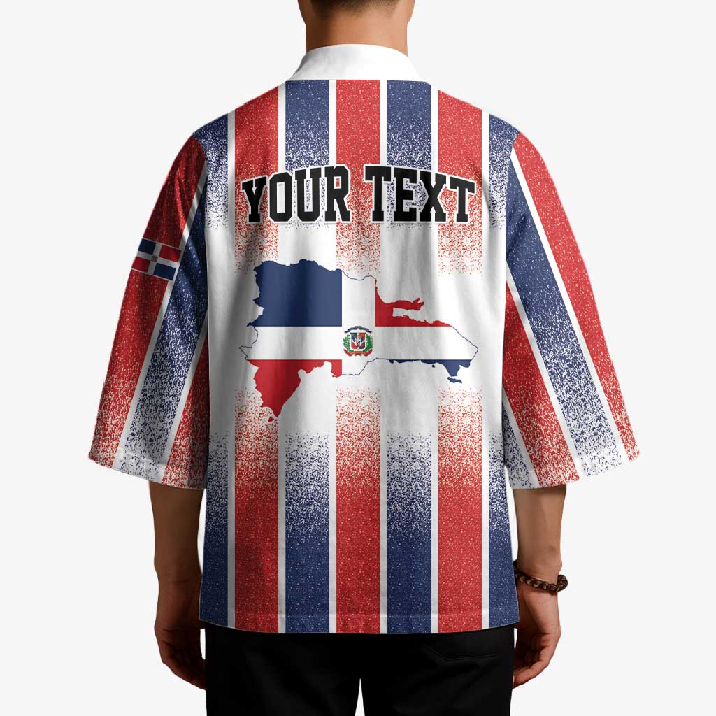 Personalized Dominican Republic Kimono Stripe Stylized