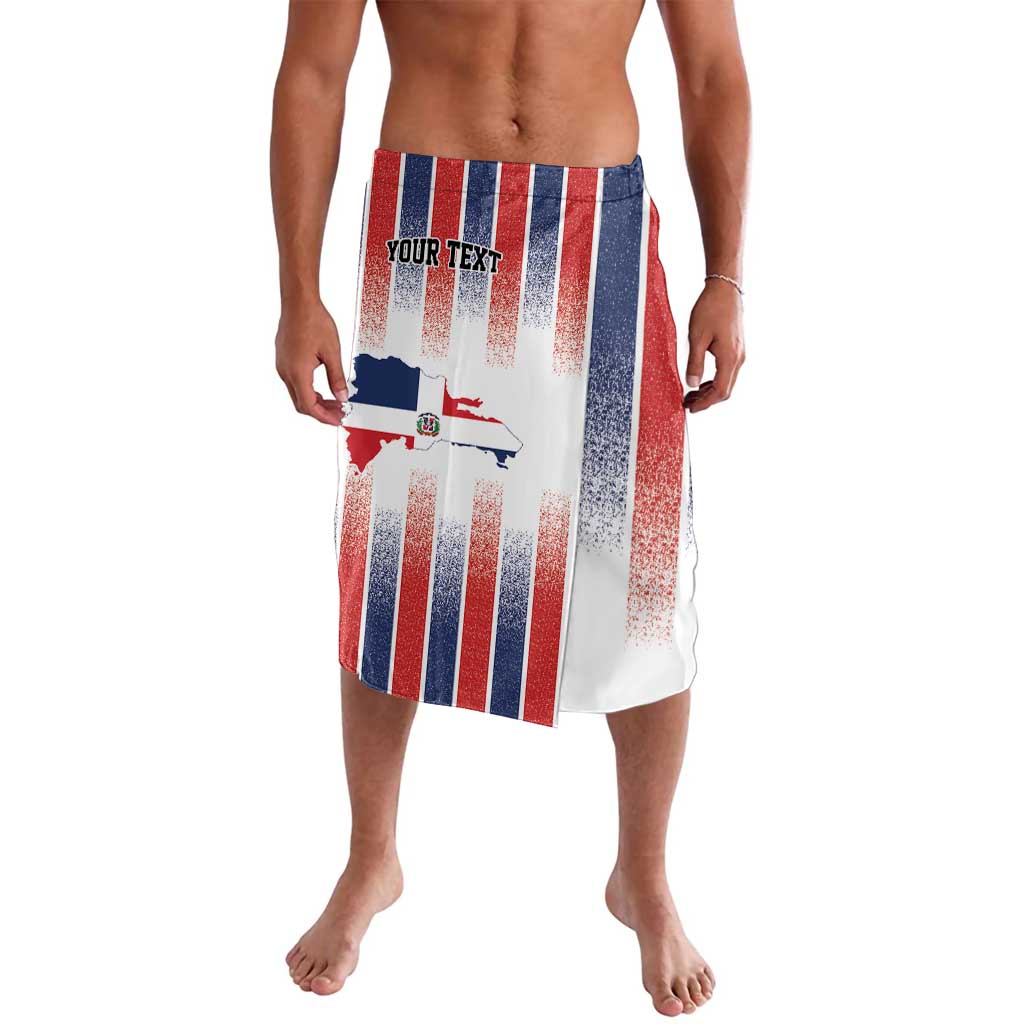 Personalized Dominican Republic Lavalava Stripe Stylized
