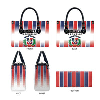 Dominican Republic Leather Bag Stripe Stylized