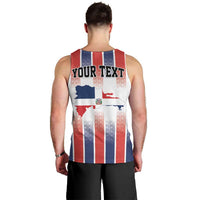 Personalized Dominican Republic Men Tank Top Stripe Stylized
