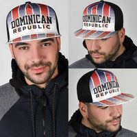 Dominican Republic Mesh Trucker Cap Stripe Stylized