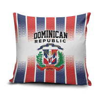 Dominican Republic Pillow Cover Stripe Stylized