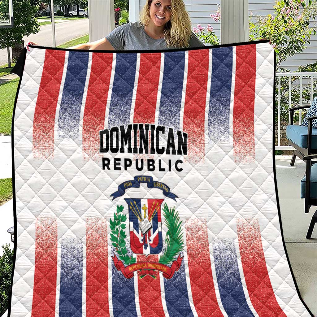 Dominican Republic Quilt Stripe Stylized