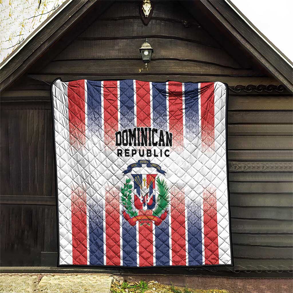 Dominican Republic Quilt Stripe Stylized