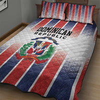 Dominican Republic Quilt Bed Set Stripe Stylized