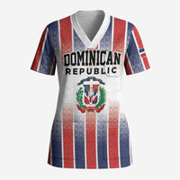 Personalized Dominican Republic Scrub Top Stripe Stylized
