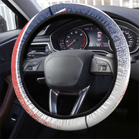 Dominican Republic Steering Wheel Cover Stripe Stylized