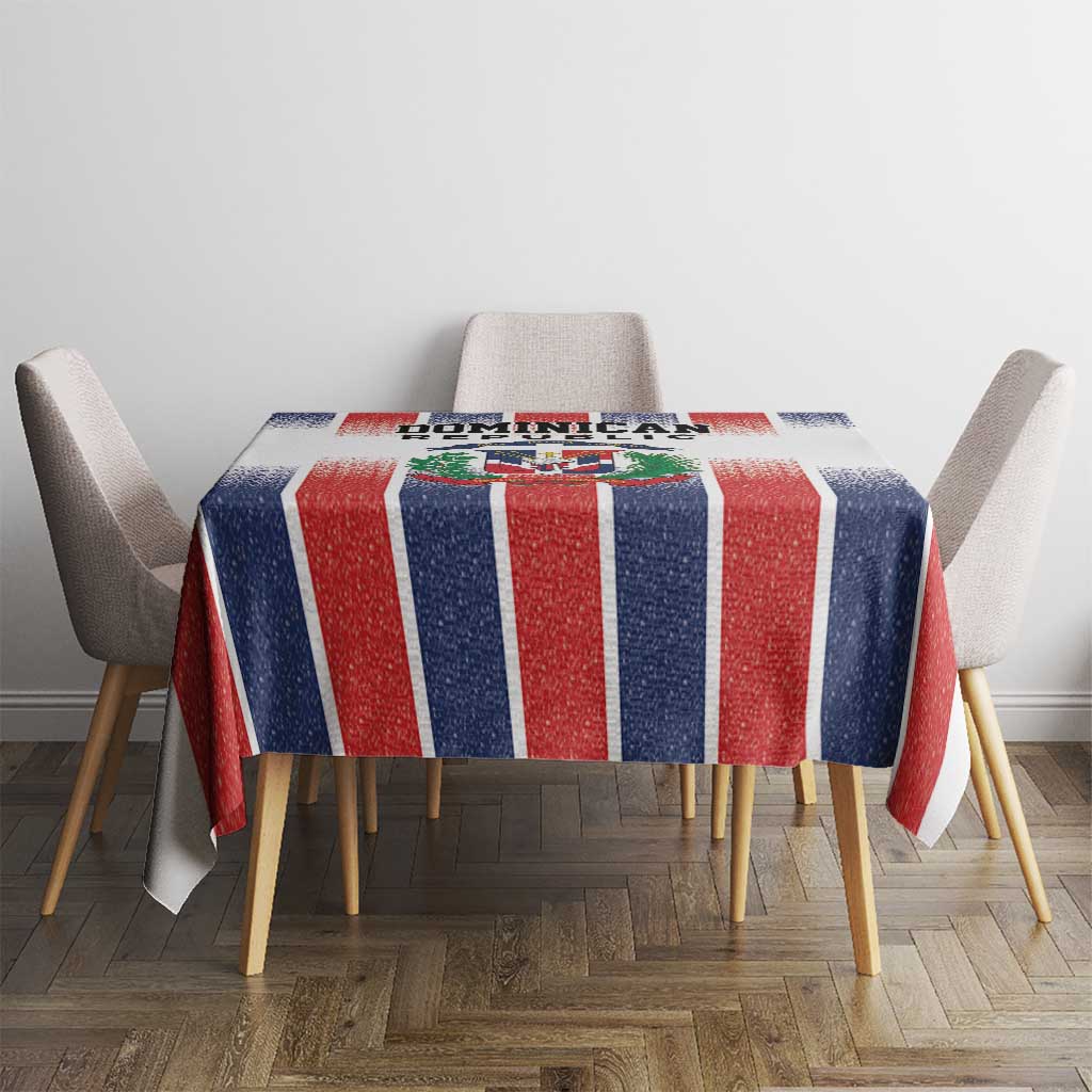 Dominican Republic Tablecloth Stripe Stylized