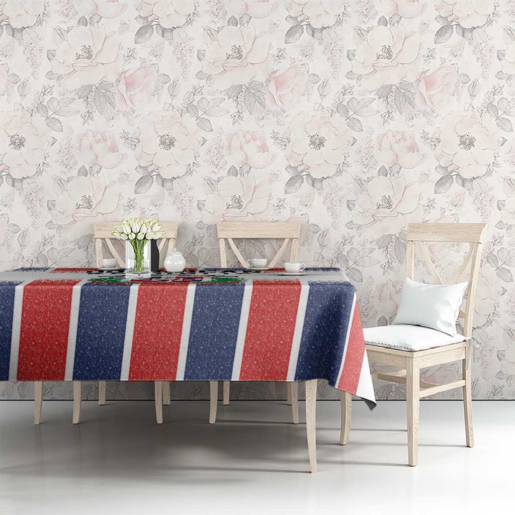 Dominican Republic Tablecloth Stripe Stylized
