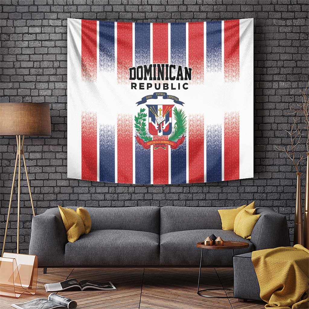 Dominican Republic Tapestry Stripe Stylized