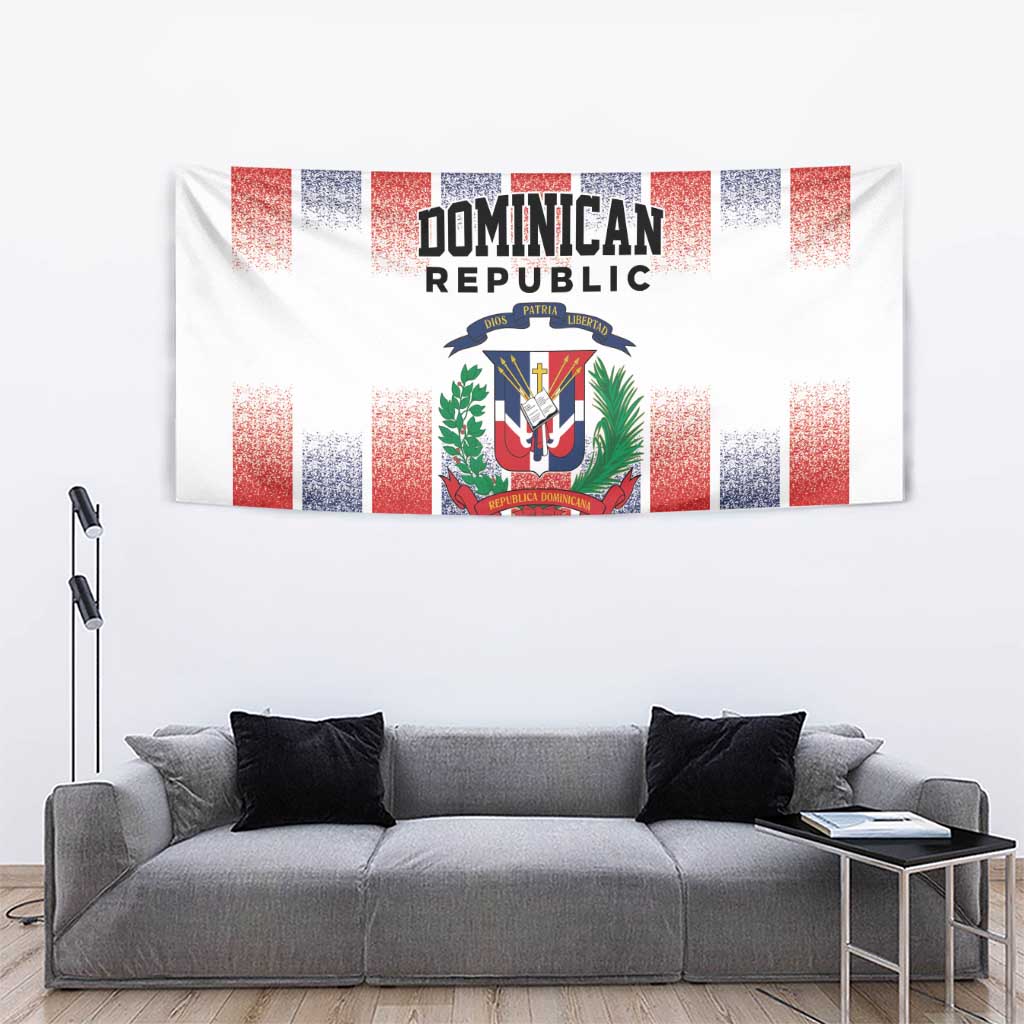Dominican Republic Tapestry Stripe Stylized