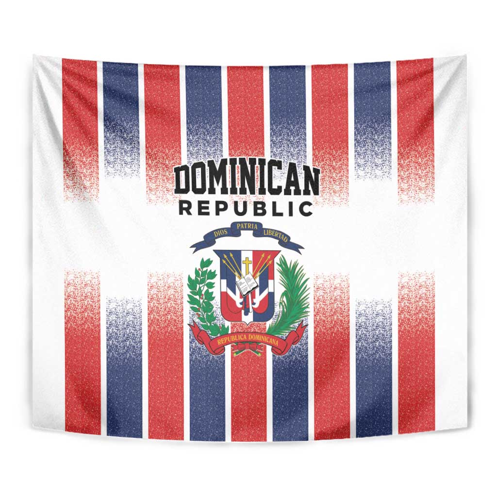Dominican Republic Tapestry Stripe Stylized