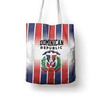 Dominican Republic Tote Bag Stripe Stylized
