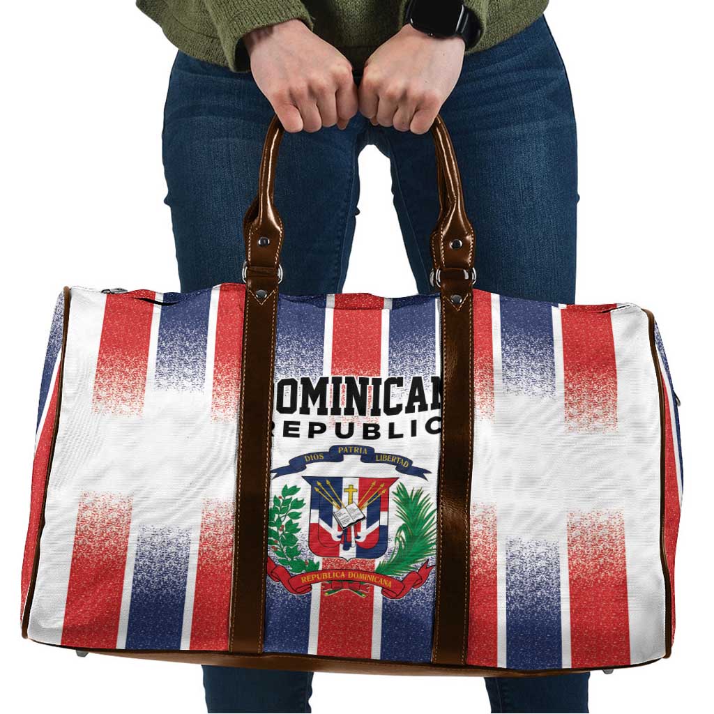 Dominican Republic Travel Bag Stripe Stylized