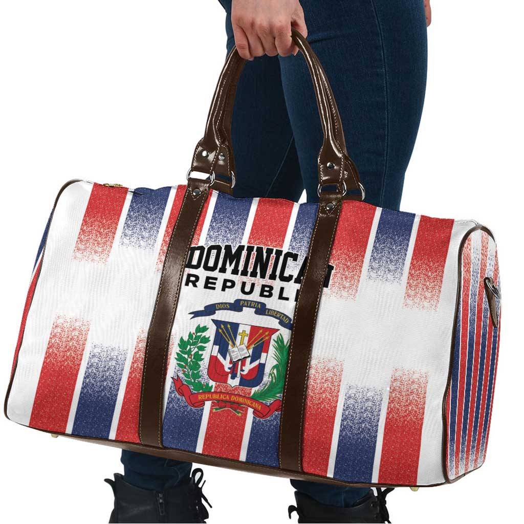 Dominican Republic Travel Bag Stripe Stylized