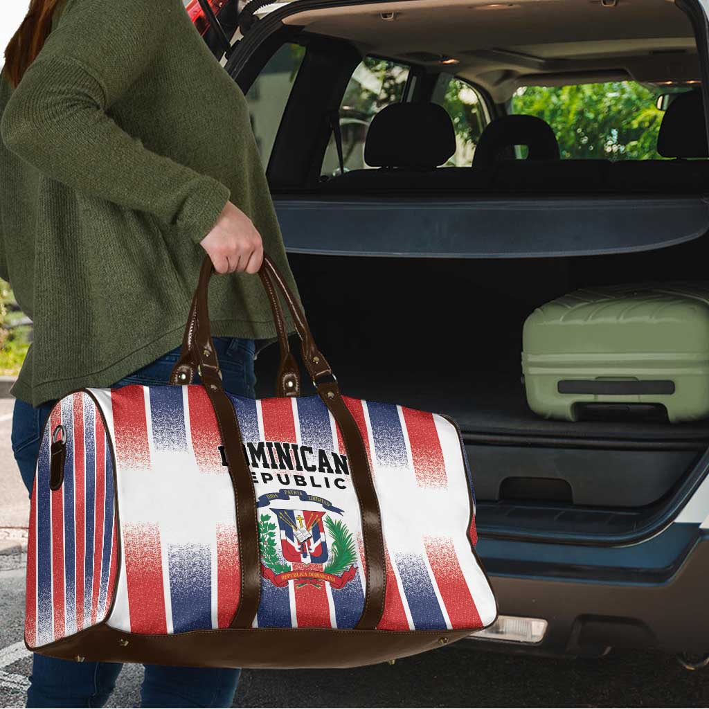 Dominican Republic Travel Bag Stripe Stylized