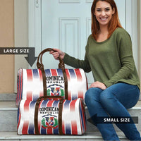 Dominican Republic Travel Bag Stripe Stylized