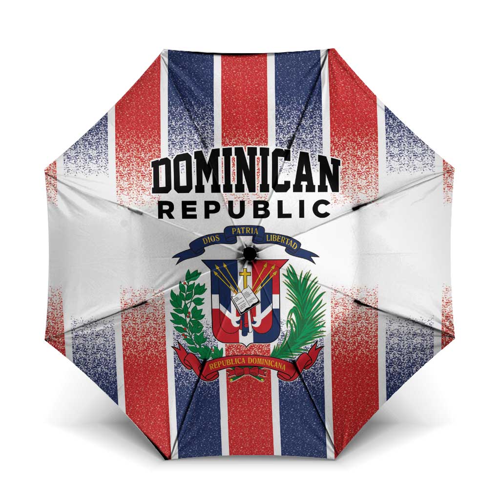 Dominican Republic Umbrella Stripe Stylized