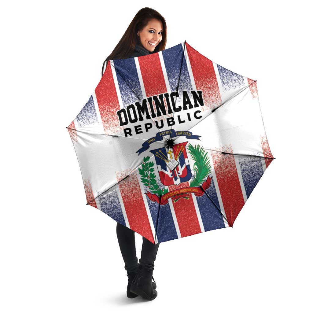 Dominican Republic Umbrella Stripe Stylized