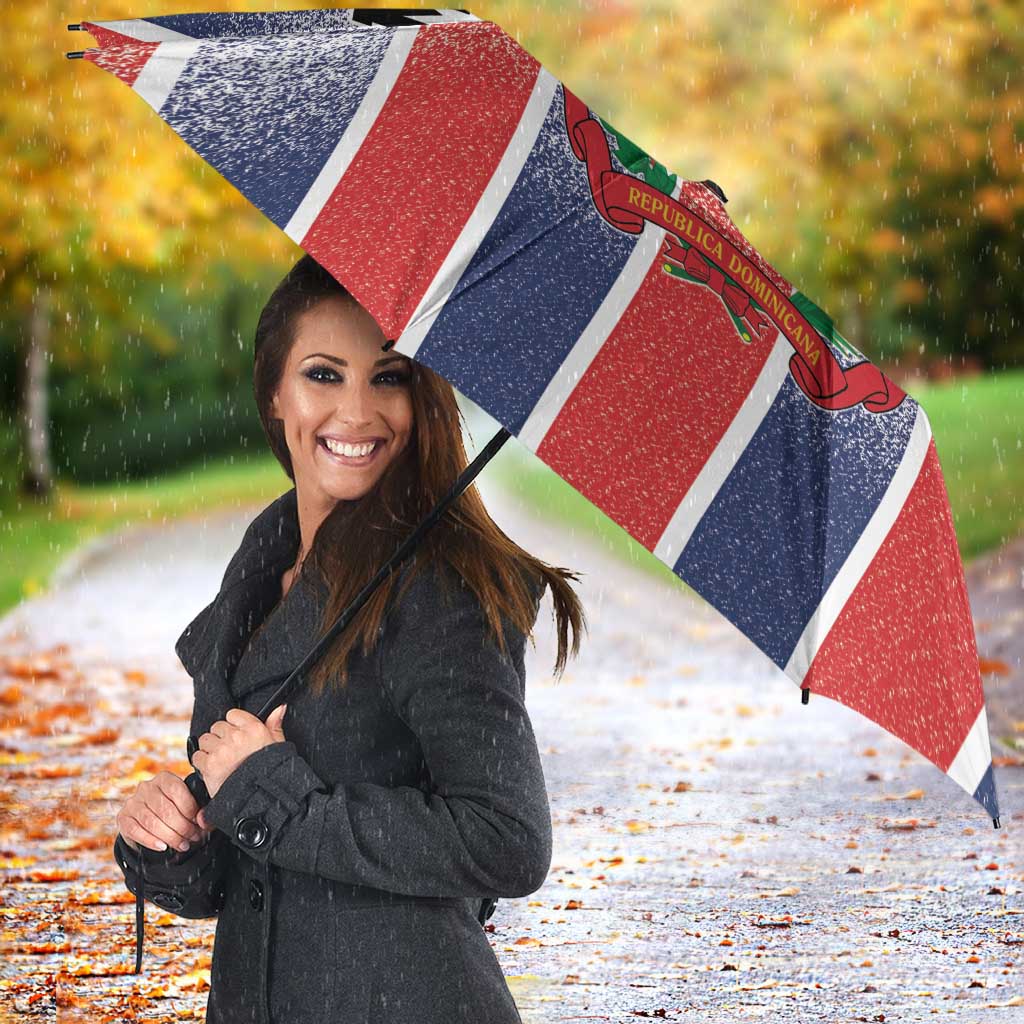 Dominican Republic Umbrella Stripe Stylized