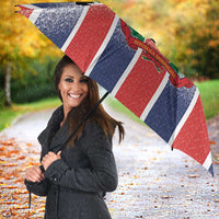 Dominican Republic Umbrella Stripe Stylized
