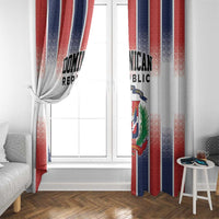Dominican Republic Window Curtain Stripe Stylized