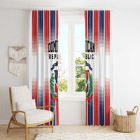Dominican Republic Window Curtain Stripe Stylized