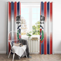 Dominican Republic Window Curtain Stripe Stylized