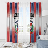 Dominican Republic Window Curtain Stripe Stylized