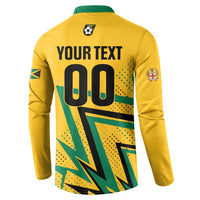 Custom Football 2026 Jamaica Button Sweatshirt All A Wi One Team