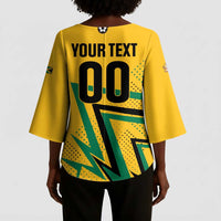 Custom Football 2026 Jamaica Kimono Sleeve Blouse All A Wi One Team