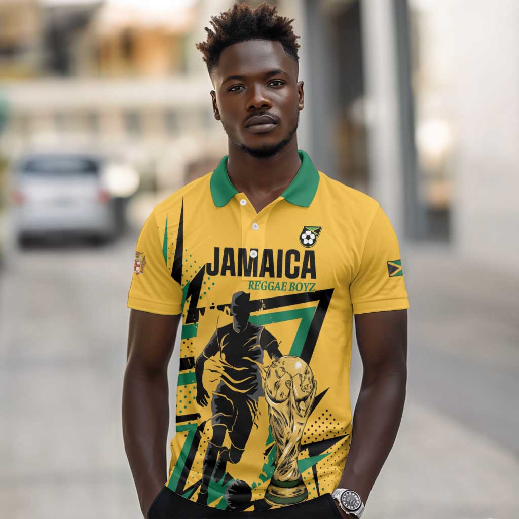 Custom Football 2026 Jamaica Polo Shirt All A Wi One Team