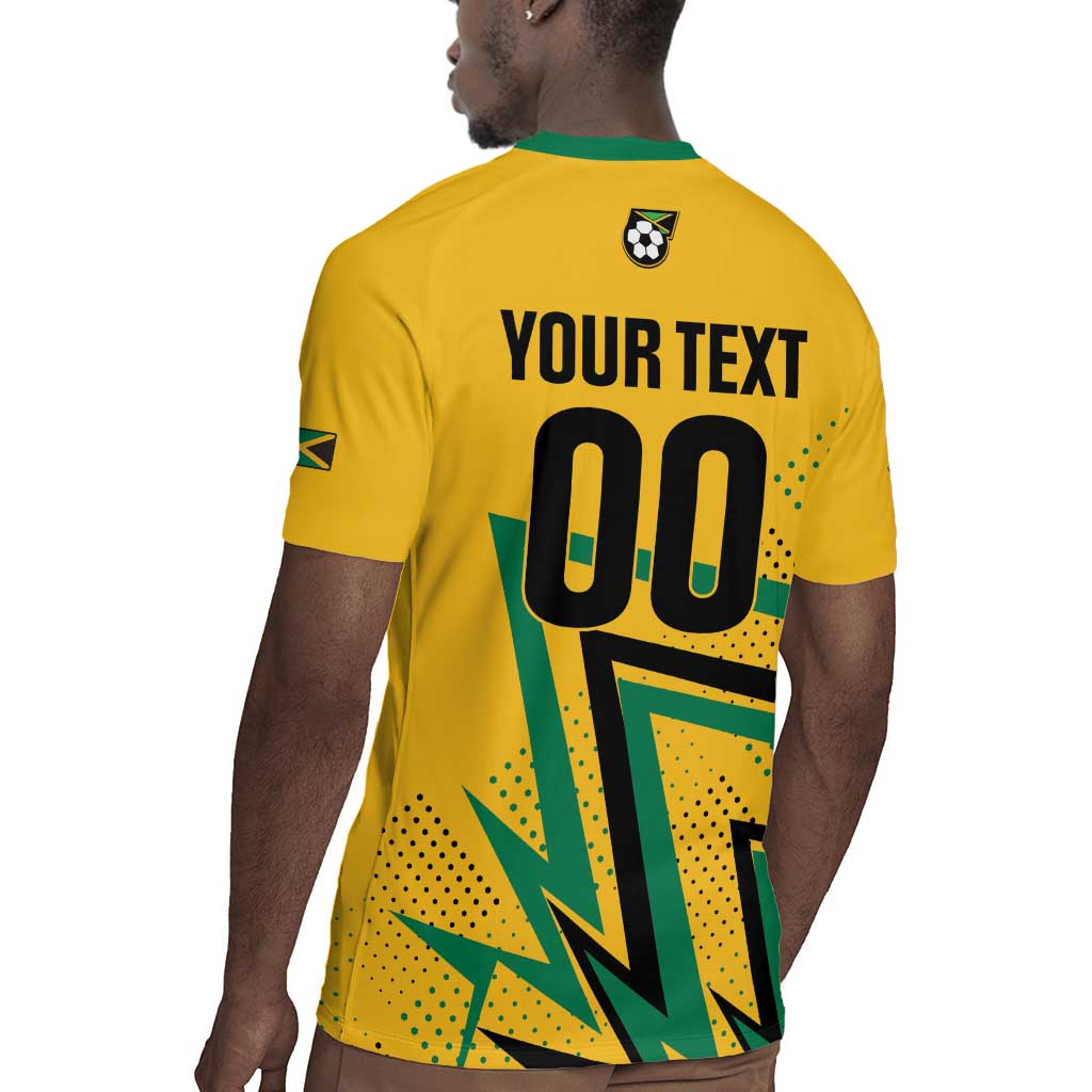Custom Football 2026 Jamaica Rugby Jersey All A Wi One Team