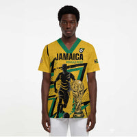 Custom Football 2026 Jamaica Scrub Top All A Wi One Team