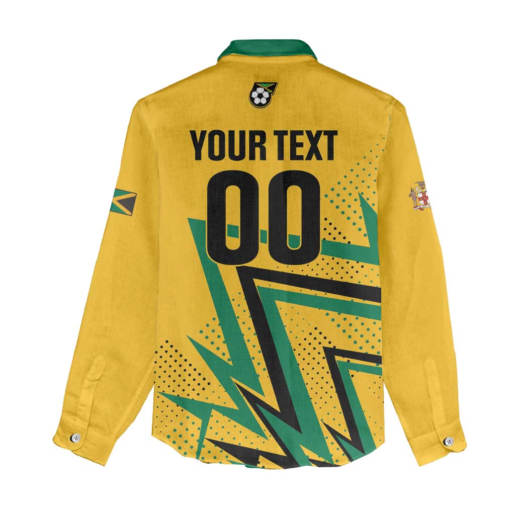 Custom Football 2026 Jamaica Women Casual Shirt All A Wi One Team