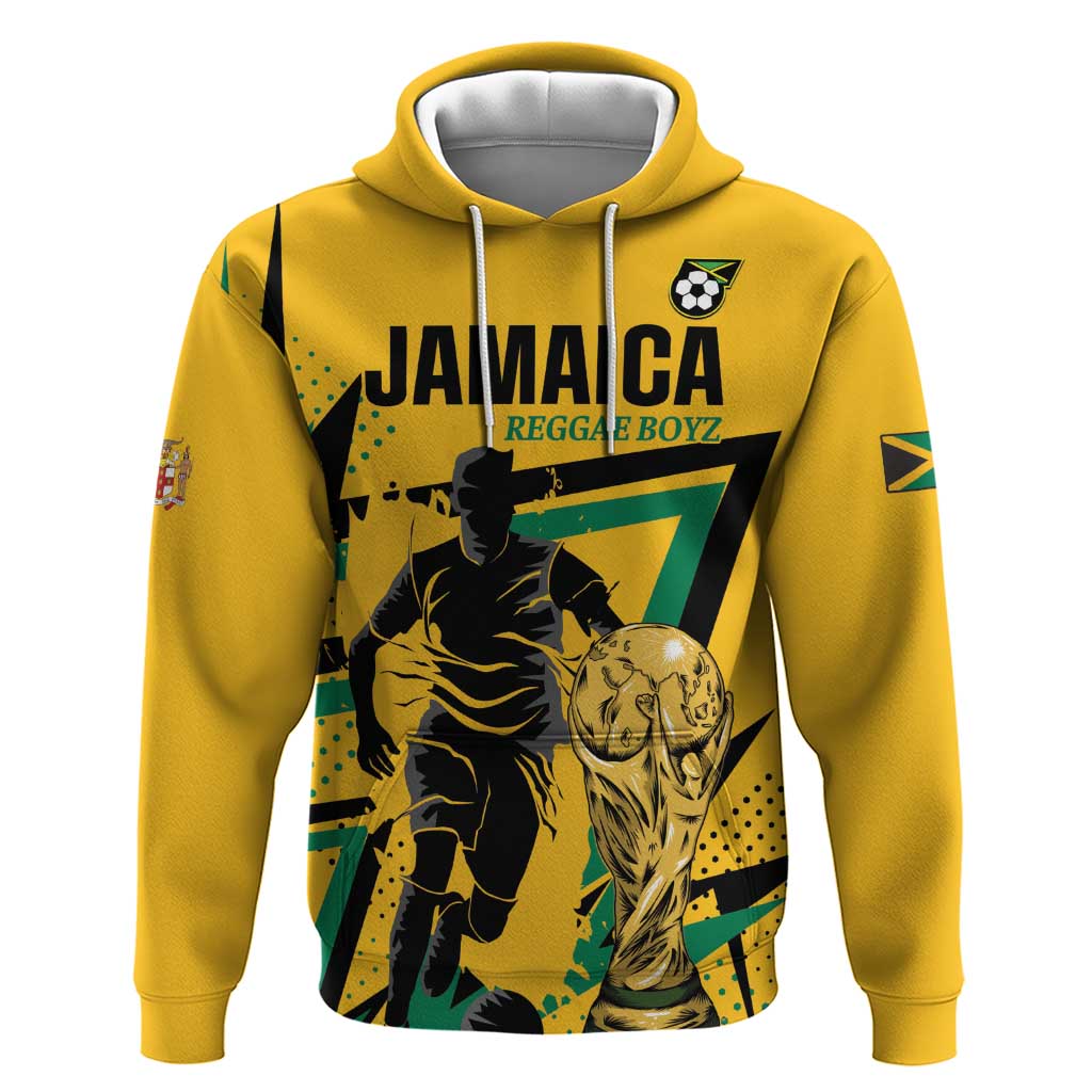 Custom Football 2026 Jamaica Zip Hoodie All A Wi One Team
