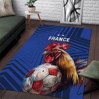 France 2024 Football Area Rug Allez Les Bleus - Wonder Print Shop