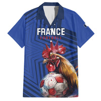 Custom France 2024 Football Family Matching Long Sleeve Bodycon Dress and Hawaiian Shirt Allez Les Bleus - Wonder Print Shop
