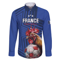 Custom France 2024 Football Family Matching Puletasi and Hawaiian Shirt Allez Les Bleus - Wonder Print Shop