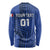 Custom France 2024 Football Long Sleeve Shirt Allez Les Bleus - Wonder Print Shop