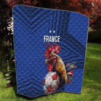 France 2024 Football Quilt Allez Les Bleus - Wonder Print Shop