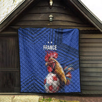 France 2024 Football Quilt Allez Les Bleus - Wonder Print Shop