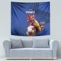 France 2024 Football Tapestry Allez Les Bleus - Wonder Print Shop