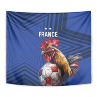 France 2024 Football Tapestry Allez Les Bleus - Wonder Print Shop